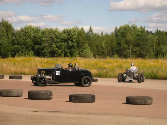 Historical Racing Grängesberg – bild 1 av 20 (Grängesberg, 1 aug. 2026) USA-bilar på Jalopy