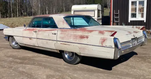 Cadillac 1964 Cadillac -64 Sedan de ville 4 window till salu i Tidaholm – bild 3 av 8