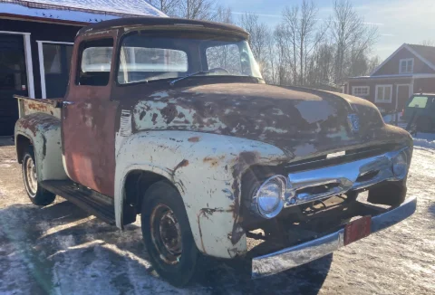 Ford 1956 Ford F100 1956 Shortbed Stepside Pickup till salu i Tidaholm – bild 6 av 8