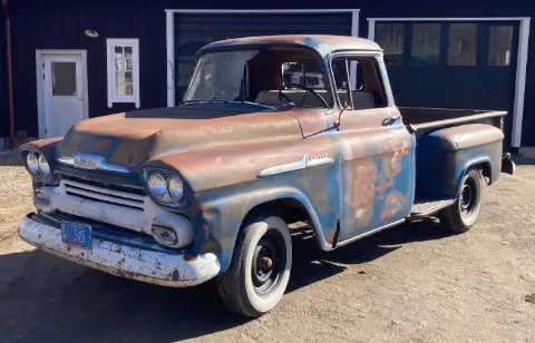 Chevrolet 1958 Chevrolet -58 Apache 3200 Stepside Pickup till salu i Tidaholm – bild 5 av 8