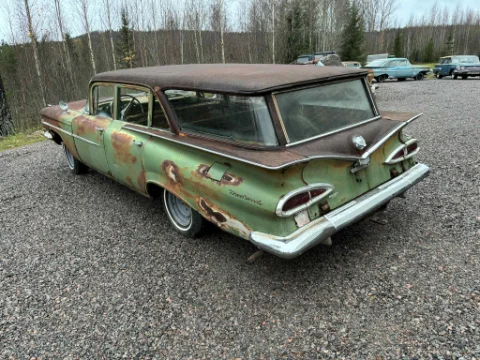 Chevrolet 1959 Chevrolet Brookwood hgw -59 ev. byte till salu i Vallsta – bild 4 av 8