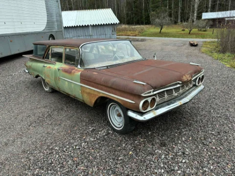 Chevrolet 1959 Chevrolet Brookwood hgw -59 ev. byte till salu i Vallsta – bild 2 av 8