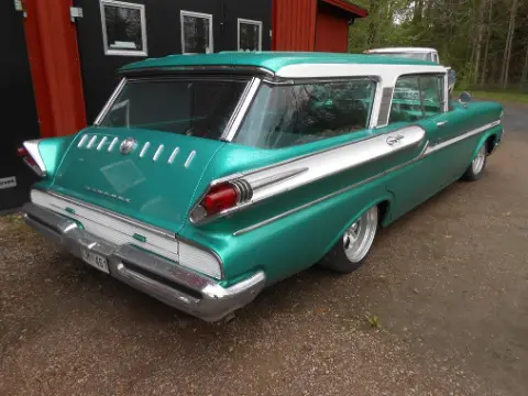 Mercury 1958 Mercury Commuter -58 4dHT SW till salu i Sunne – bild 3 av 8