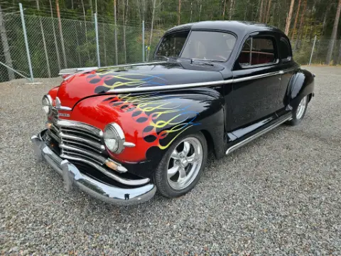 Plymouth 1949 Plymouth Deluxe rod till salu i Strängnäs – bild 1 av 8