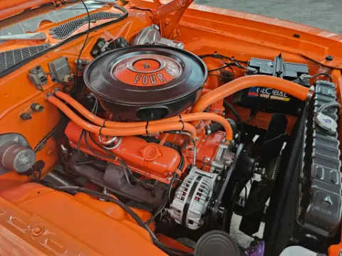 Plymouth 1971 Plymouth Road Runner 340/727 Helrenoverad bil i mycket fint skick till salu i Strängnäs – bild 8 av 8