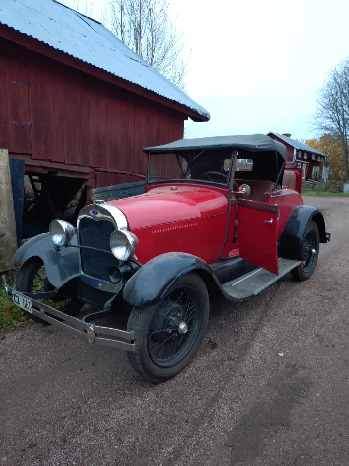 Ford 1928 1928 A Ford roadster rumble seat till salu i Hedemora – bild 1 av 1
