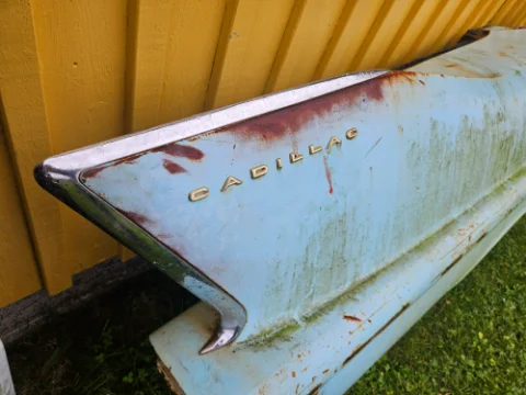 Cadillac 1958 1958 Cadillac 4dr extended deck bakskärmar till salu i Tidaholm – bild 3 av 7