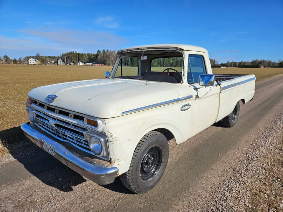 Ford 1966 1966 Ford F100 Custom Cab till salu i Tidaholm – bild 1 av 8