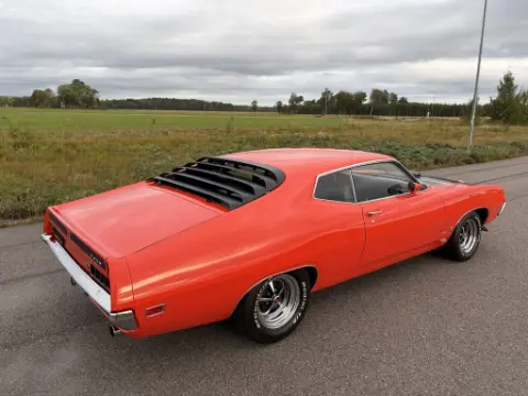 Ford 1970 Torino 429 Cobra Jet Ram Air. 4 växlad manuell. Totalrenoverad! till salu i Mellerud – bild 2 av 8