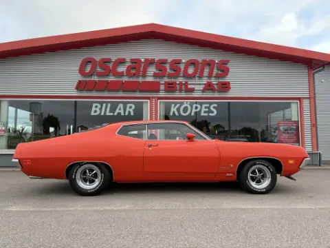 Ford 1970 Torino 429 Cobra Jet Ram Air. 4 växlad manuell. Totalrenoverad! till salu i Mellerud – bild 3 av 8