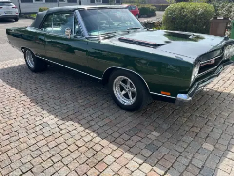 Plymouth 1969 GTX Convertible. 440 Airgrabber / Manuell. Super Track Pack. Dana 60. PS. PB. 1 av 701 ex. till salu i Mellerud – bild 2 av 8