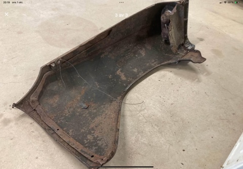 Chevrolet 1958 Höger framskärm Belair -58 till salu i Varberg – bild 4 av 4
