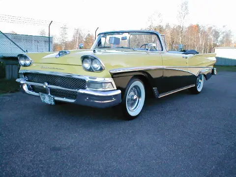Ford 1958 Ford Fairlane 500 Sunliner - 1958 till salu i Filipstad – bild 7 av 8